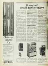 Better Homes & Gardens November 1975 Magazine Article: Household circuit safety systems