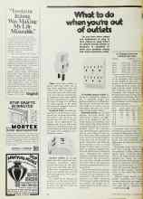 Better Homes & Gardens November 1975 Magazine Article: What to do when you're out of outlets