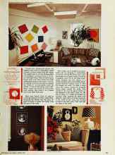 Better Homes & Gardens January 1976 Magazine Article: Quick-change decorating