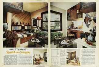 Better Homes & Gardens January 1976 Magazine Article: Spend it on a Snuggery