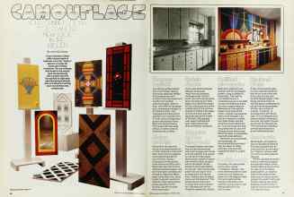 Better Homes & Gardens January 1976 Magazine Article: CAMOUFLAGE