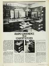 Better Homes & Gardens February 1976 Magazine Article: ADDING CONVENIENCE TO A COUNTRY KITCHEN