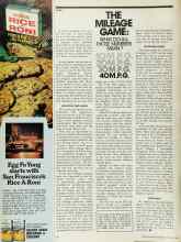 Better Homes & Gardens February 1976 Magazine Article: THE MILEAGE GAME: WHAT DO ALL THOSE NUMBERS MEAN?