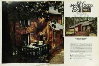 Better Homes & Gardens February 1976 Magazine Article: WHAT MAKES A GOOD HOUSE GREAT