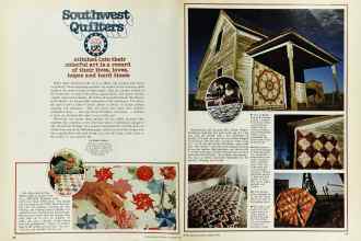 Better Homes & Gardens February 1976 Magazine Article: Southwest Quilters