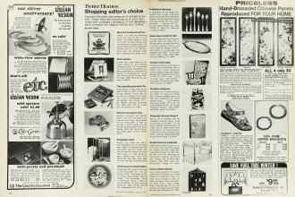Better Homes & Gardens February 1976 Magazine Article: Shopping editor's choice