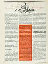 Better Homes & Gardens March 1976 Magazine Article: A PARENT'S GUIDE TO WHAT'S HAPPENING IN EDUCATION