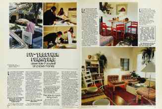 Better Homes & Gardens March 1976 Magazine Article: FIT-TOGETHER FURNITURE