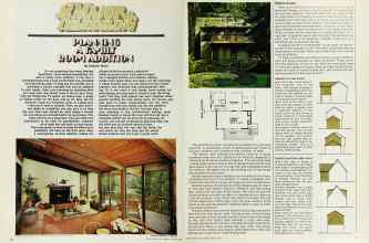 Better Homes & Gardens March 1976 Magazine Article: PLANNING A FAMILY ROOM ADDITION