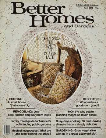 Archive of Better Homes & Gardens April 1976 Magazine: Cover
