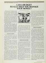 Better Homes & Gardens June 1976 Magazine Article: CAN A BUDGET REALLY HELP YOU MANAGE YOUR MONEY?