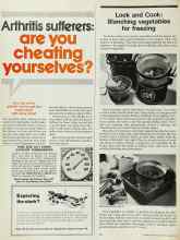 Better Homes & Gardens June 1976 Magazine Article: Look and Cook: Blanching vegetables for freezing