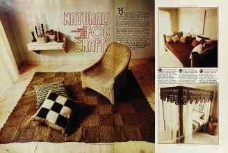 Better Homes & Gardens June 1976 Magazine Article: NATURALS FOR CRAFTS