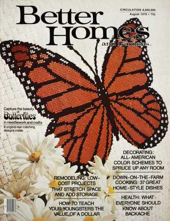 Better Homes & Gardens August 1976 Magazine Cover