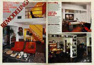 Better Homes & Gardens August 1976 Magazine Article: REMODELING: STRETCH SPACE TO MAKE YOUR HOUSE MORE LIVABLE