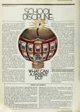 Better Homes & Gardens September 1976 Magazine Article: SCHOOL DISCIPLINE WHAT CAN A PARENT DO?