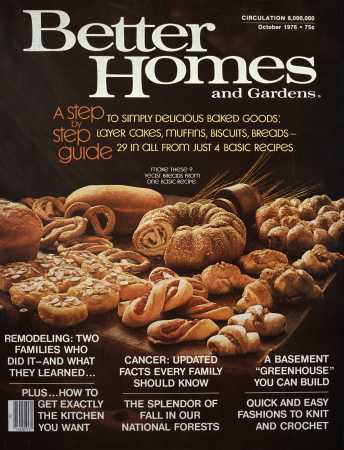 Better Homes & Gardens October 1976 Magazine Cover