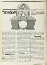 Better Homes & Gardens October 1976 Magazine Article: WHAT ARE YOUR LEGAL RIGHTS AS AN EMPLOYEE?