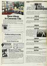 Better Homes & Gardens October 1976 Magazine Article: TIPS TOOLS & TECHNIQUES