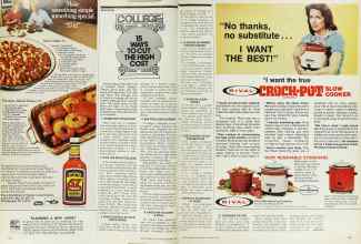 Better Homes & Gardens October 1976 Magazine Article: COLLEGE: 15 WAYS TO CUT THE HIGH COST