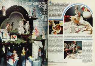 Better Homes & Gardens November 1976 Magazine Article: OLD-FASHIONED DOLLS TO STITCH AND STUFF