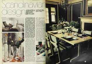 Better Homes & Gardens November 1976 Magazine Article: Scandinavian design