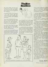 Better Homes & Gardens January 1977 Magazine Article: The Man Next Door