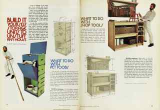 Better Homes & Gardens January 1977 Magazine Article: BUILD IT YOURSELF STORAGE UNITS TO UNSTUFF ANY HOUSE
