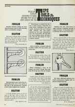 Better Homes & Gardens February 1977 Magazine Article: TIPS TOOLS & TECHNIQUES