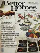 Better Homes & Gardens February 1977 Magazine Cover