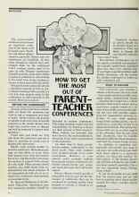 Better Homes & Gardens March 1977 Magazine Article: HOW TO GET THE MOST OUT OF PARENT-TEACHER CONFERENCES