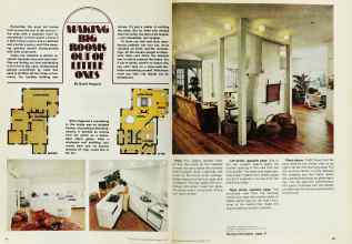 Better Homes & Gardens March 1977 Magazine Article: MAKING BIG ROOMS OUT OF LITTLE ONES
