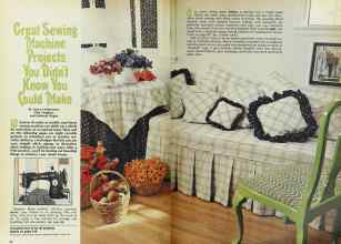 Better Homes & Gardens March 1977 Magazine Article: Great Sewing Machine Projects You Didn't Know You Could Make