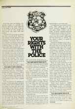 Better Homes & Gardens April 1977 Magazine Article: YOUR RIGHTS WITH THE POLICE