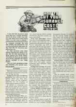 Better Homes & Gardens April 1977 Magazine Article: HOW TO CUT YOUR INSURANCE COSTS AND STILL BE SAFE