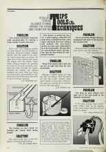 Better Homes & Gardens April 1977 Magazine Article: TIPS TOOLS & TECHNIQUES
