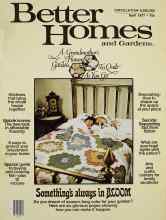 Better Homes & Gardens April 1977 Magazine Cover