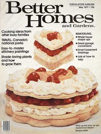 Better Homes & Gardens May 1977 Magazine Cover