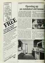 Better Homes & Gardens May 1977 Magazine Article: Opening up an outdated old house