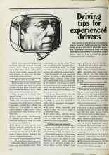 Better Homes & Gardens May 1977 Magazine Article: Driving tips for experienced drivers