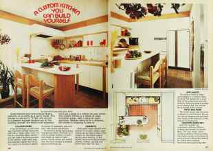 Better Homes & Gardens May 1977 Magazine Article: A CUSTOM KITCHEN YOU CAN BUILD YOURSELF