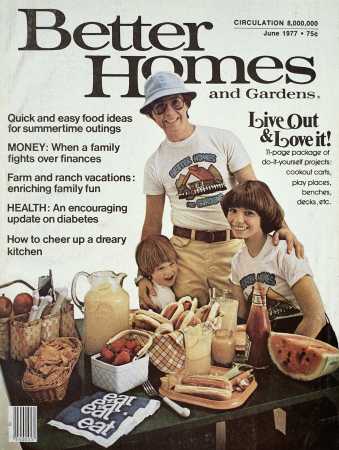 Better Homes & Gardens June 1977 Magazine Cover
