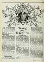 Better Homes & Gardens June 1977 Magazine Article: Tracing your Family Tree