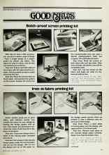 Better Homes & Gardens July 1977 Magazine Article: Iron-in fabric printing kit