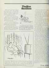 Better Homes & Gardens August 1977 Magazine Article: The Man Next Door