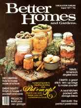 Better Homes & Gardens August 1977 Magazine Cover