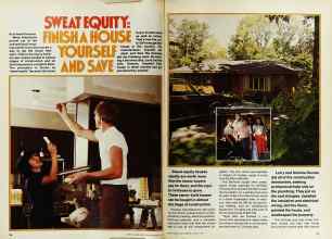 Better Homes & Gardens August 1977 Magazine Article: SWEAT EQUITY FINISH A HOUSE YOURSELF AND SAVE