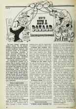 Better Homes & Gardens September 1977 Magazine Article: HOW TO RUN A BAZAAR