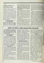 Better Homes & Gardens September 1977 Magazine Article: HOW TO FIND A NEW HOME FOR YOUR PET