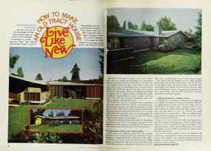 Better Homes & Gardens September 1977 Magazine Article: HOW TO MAKE AN OLD TRACT HOUSE Live Like New